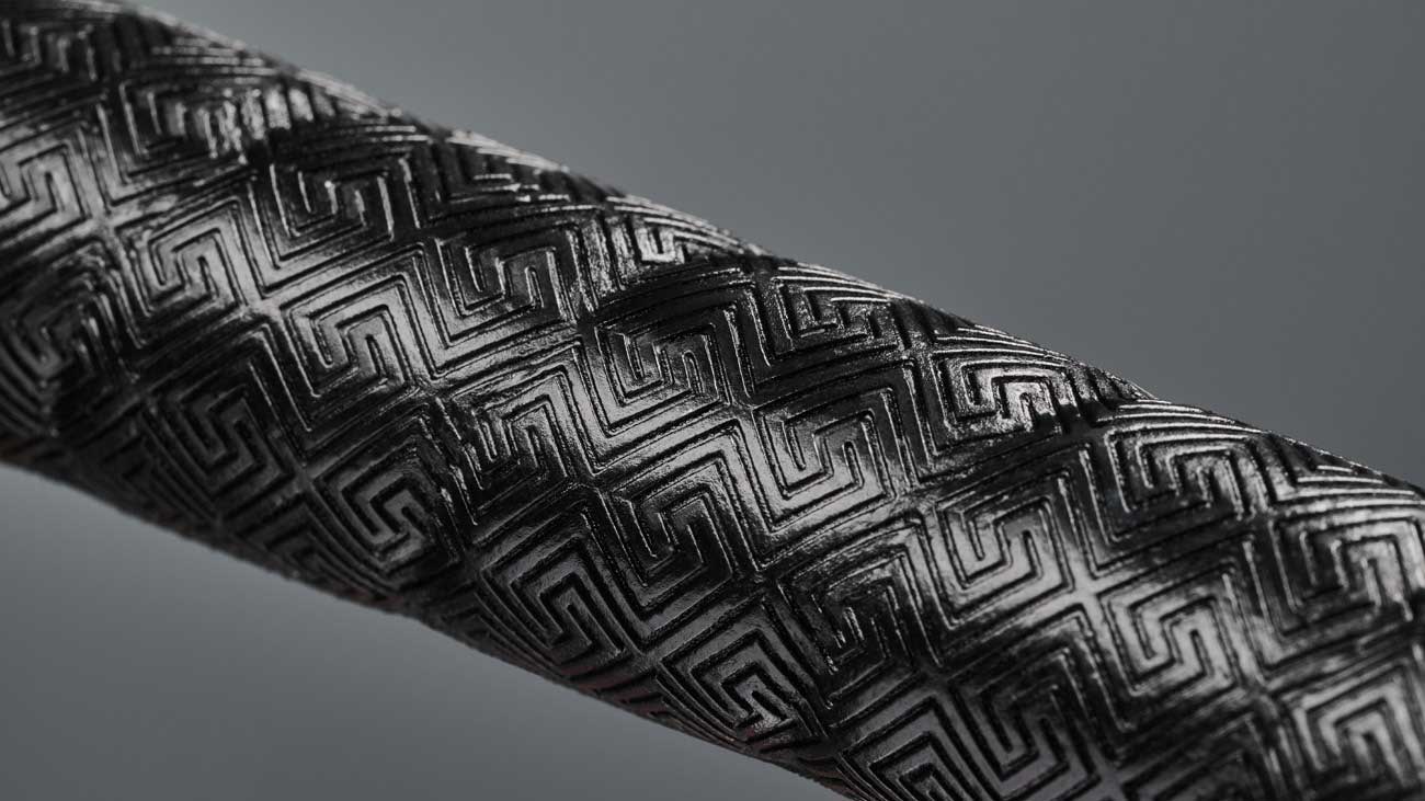 closeup of texture of a Sonar+ Wrap grip from Lamkin Grips