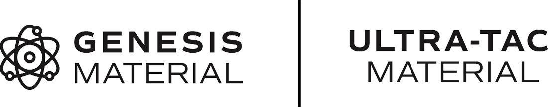 Genesis Material and Ultra-Tac Material logos