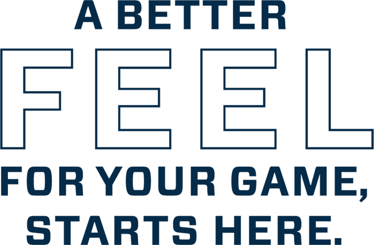 A Better Feel for Your Game Starts Here logo